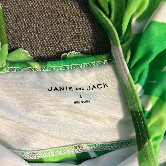 Janie and Jack palm ruffle bikini - Picture 3 of 3